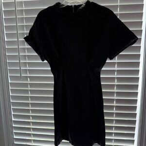Zara Basics Black Casual Dress S NWOT